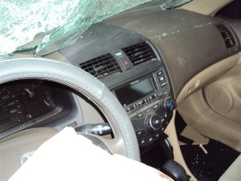2007 HONDA ACCORD SE, 2.4L AUTO SDN, COLOR WHITE, STK A15182